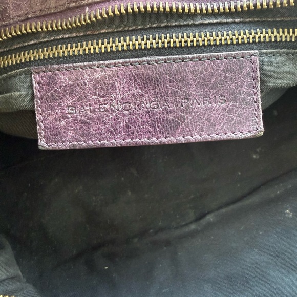 Vintage balenciaga purple city bag - Picture 4 of 7